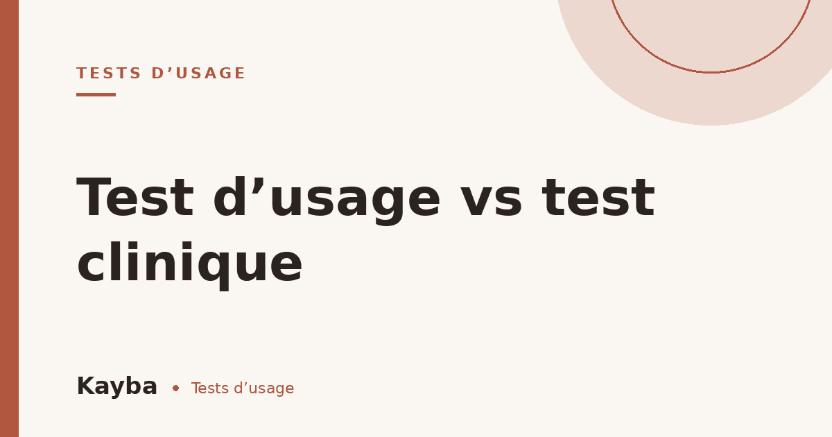 Comparaison entre un test consommateur à domicile et un test clinique en laboratoire pour un produit cosmétique
