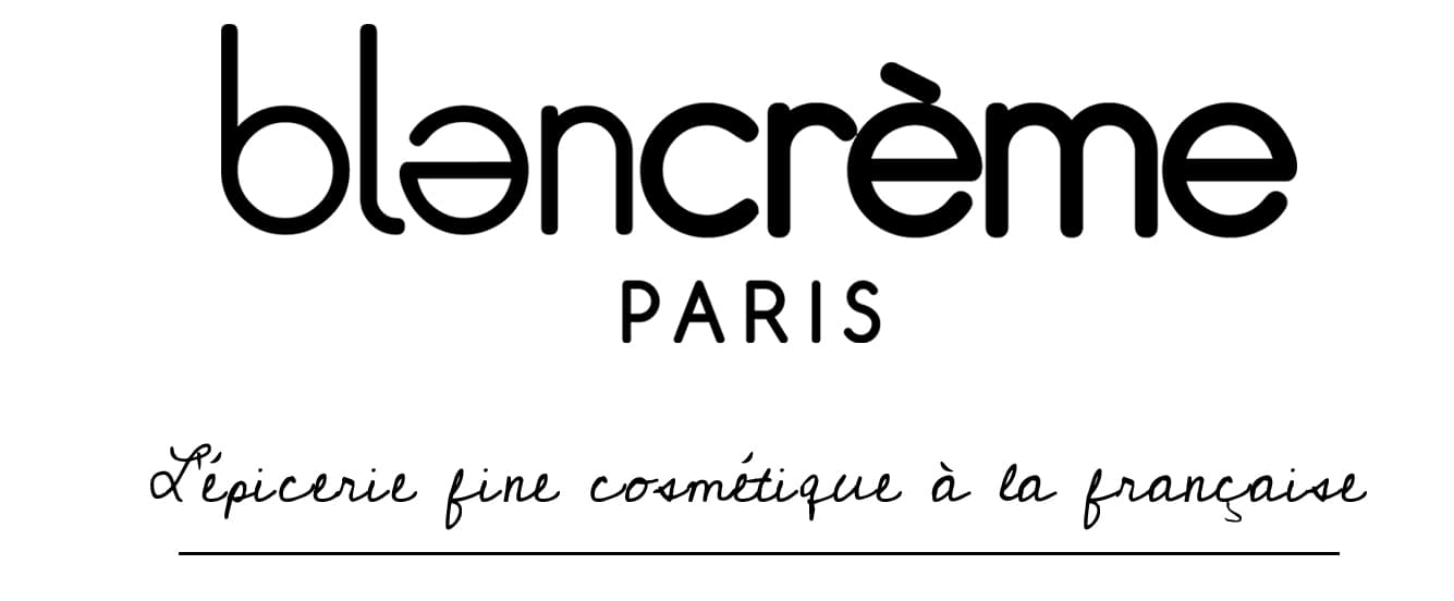 Logo Blancrème Paris avec la signature « L'épicerie fine cosmétique à la française »